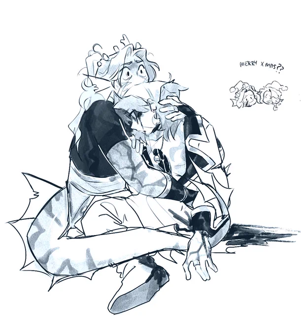 Very different vibes of secret santa gifts I had to make this time HAHAHA Albatrio for and FNC for !!