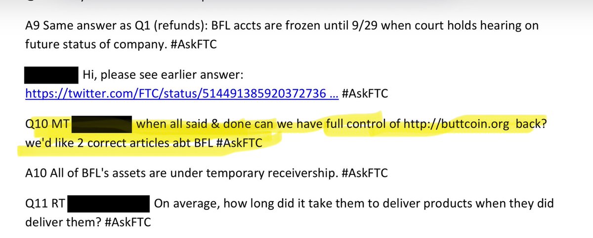 Not only did we get them to say $Buttcoin, it’s now in official government documentation on the FTC website. 

ftc.gov/system/files/a…