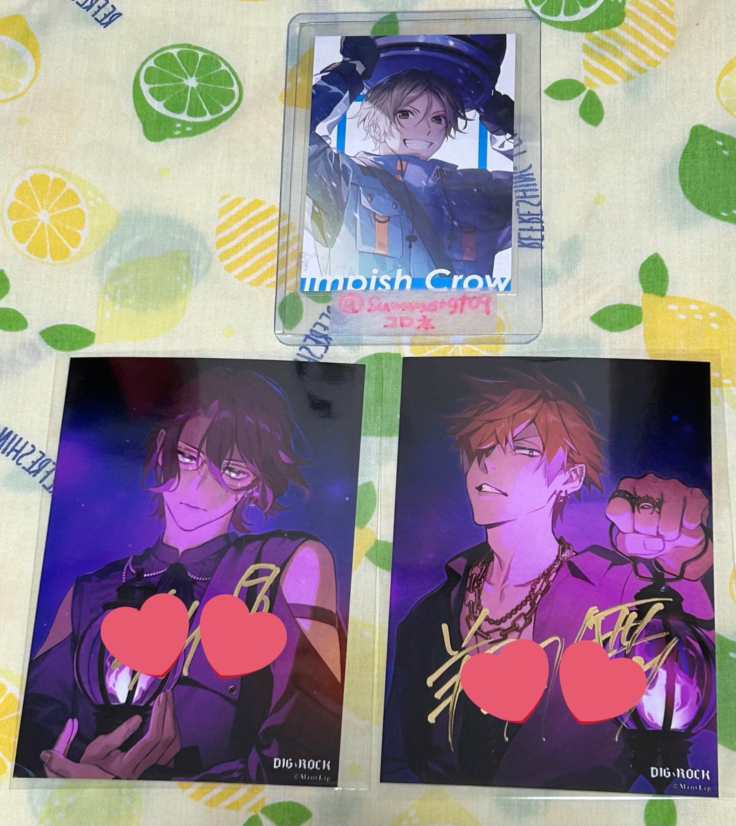 ディグロ ROAR ブロマイド 綺戸想吾 直筆 DIG-ROCK 綺戸想吾 DIG-ROCK