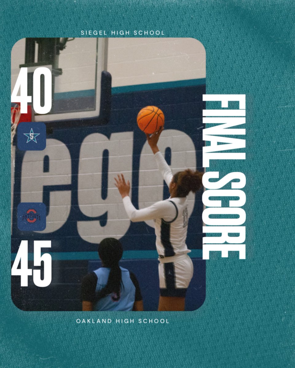 Your final score for <a href="/StarsWbb/">SiegelStarsWBB</a> versus <a href="/OHS_LadyPatsBB/">OHS Lady Patriots</a> 

#P2BASS