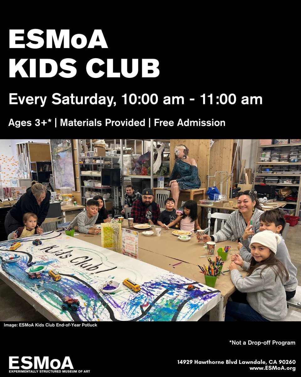 esmoaorg's tweet image. We’re back for the new year with our core programs: ESMoA Kids Club and Art Maker Space. 
More info at the link in our bio

Estamos de regreso en el nuevo año con nuestros programas principales: ESMoA Kids Club y Art Maker Space, Más información en el enlace de nuestra biografía.