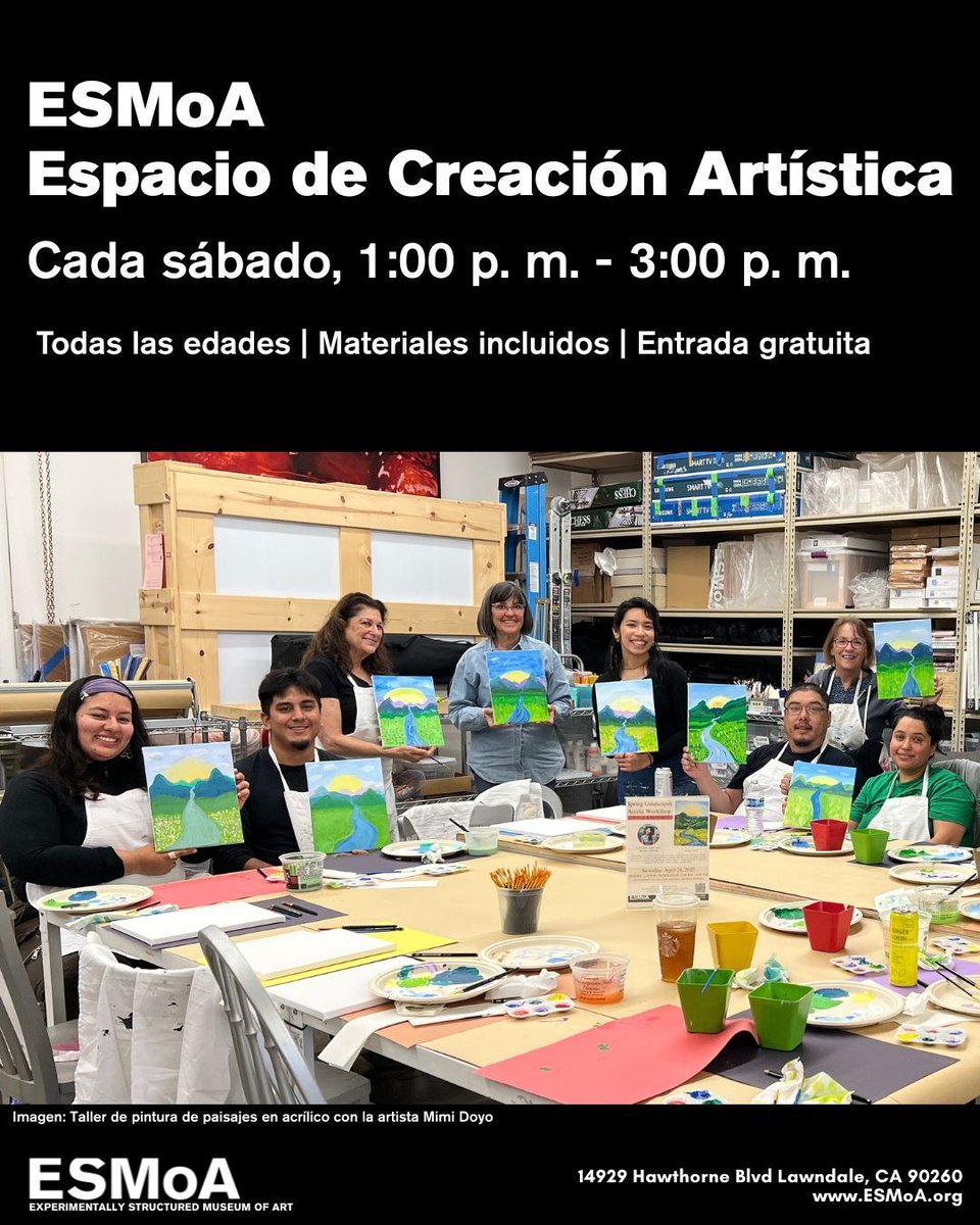 esmoaorg's tweet image. We’re back for the new year with our core programs: ESMoA Kids Club and Art Maker Space. 
More info at the link in our bio

Estamos de regreso en el nuevo año con nuestros programas principales: ESMoA Kids Club y Art Maker Space, Más información en el enlace de nuestra biografía.
