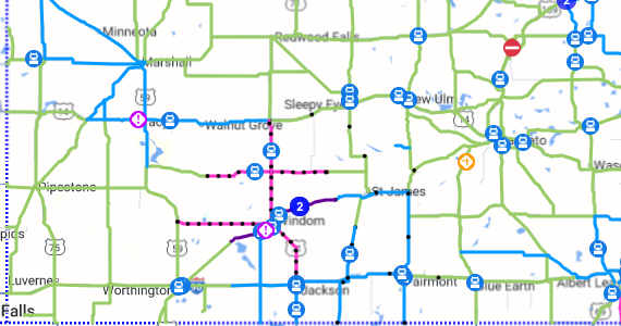 mndotscentral's tweet image. MnDOT has issued a No Travel Advisory for Hwy 60 from Heron Lake to Butterfield. Strong winds and limited visibility are creating hazardous driving conditions. Motorists are advised not to travel in this area until conditions improve. 511mn.org