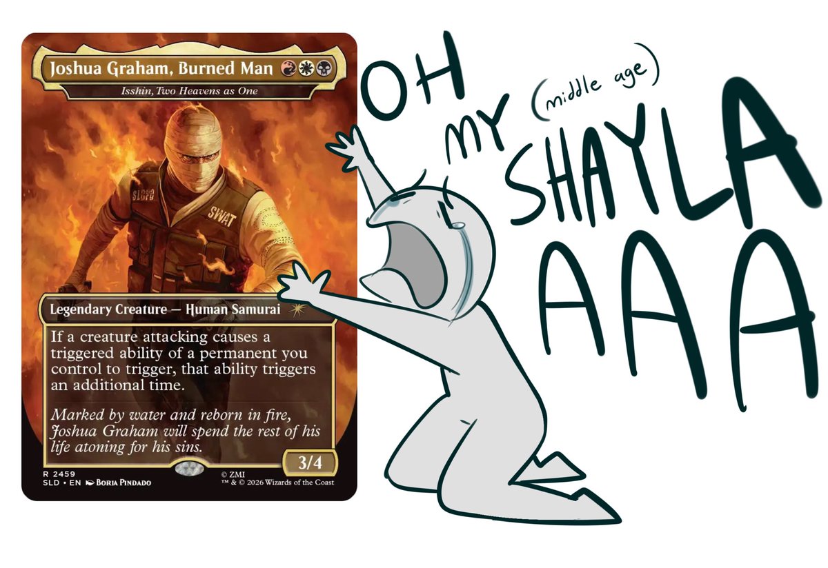 My honest reaction to seeing Joshua Graham on the magic the gathering card  #falloutnewvegas #fnv
