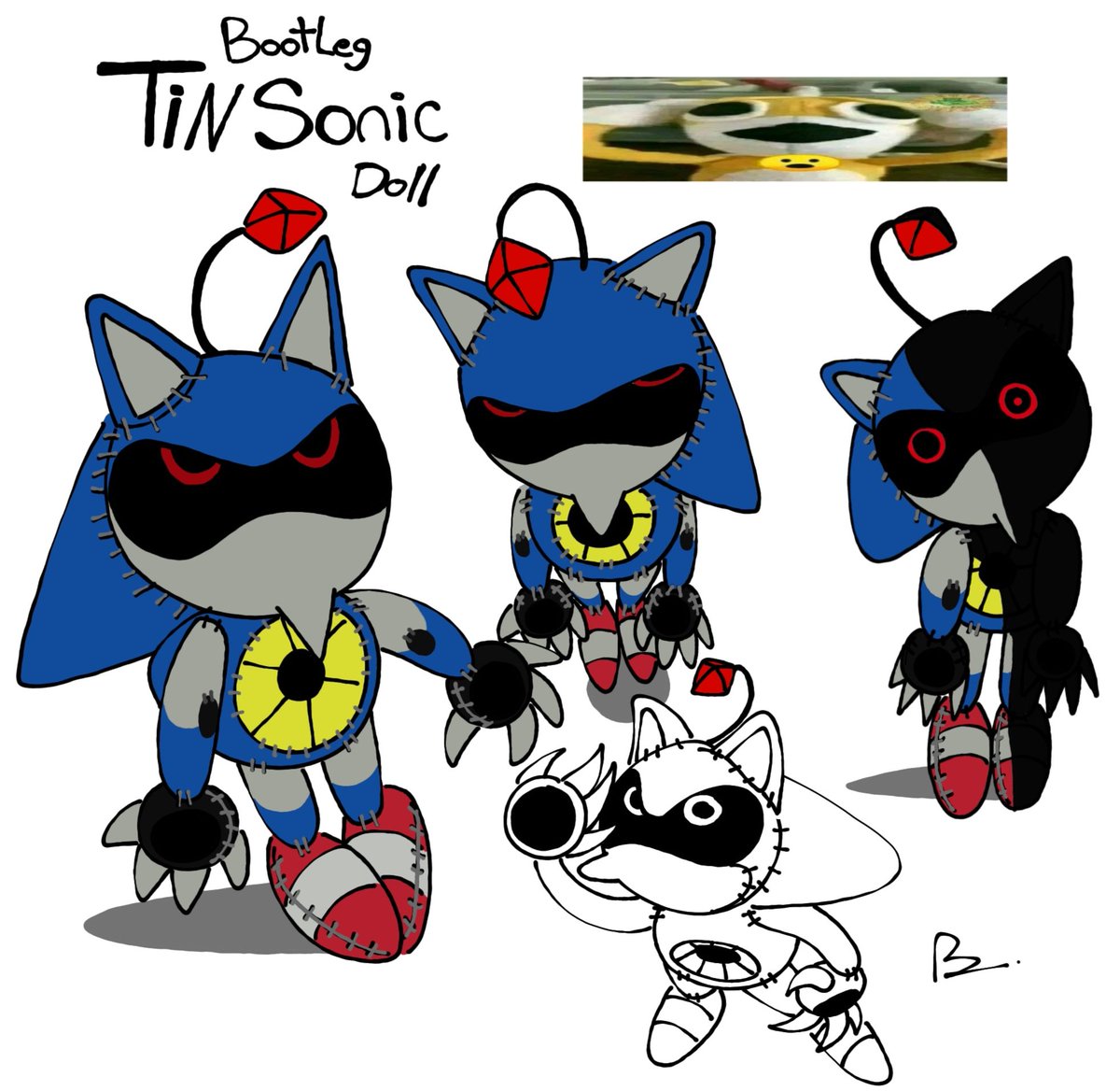 blookndied's tweet image. #metalsonic doll