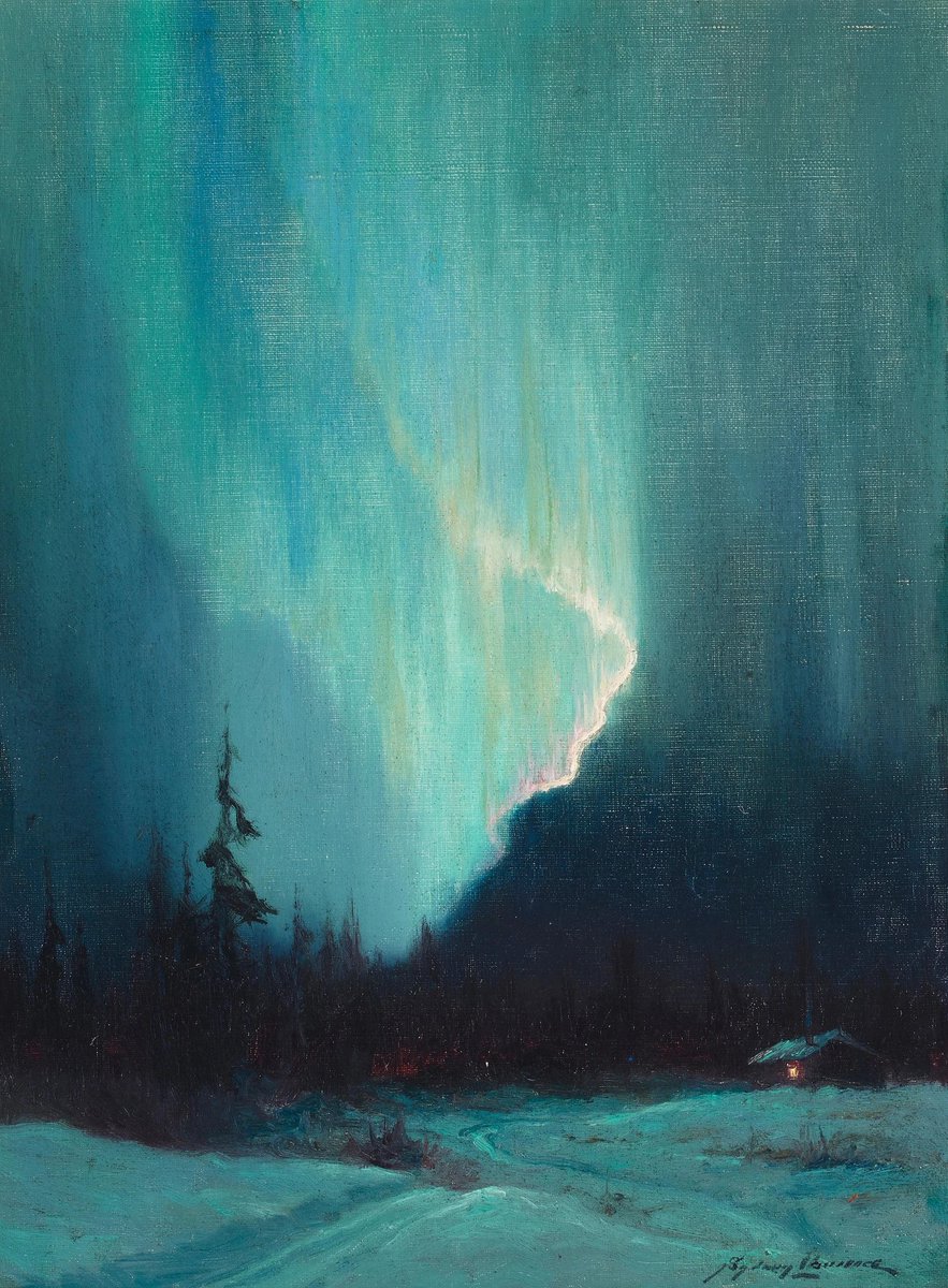 Northern Lights, Juneau, Alaska - Sydney Laurence, 1925
