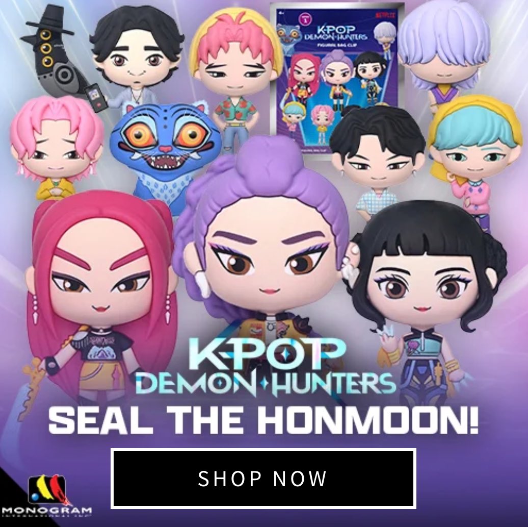 FunkoPOPsNews's tweet image. Now live! K-Pop Demon Hunters fans, grab the new Bag Clips from Monogram! Link below ~

   Linky ~ fnkpp.com/EEKPDH

#Ad #FunkoPOPNews #Monogram #KPopDemonHunters