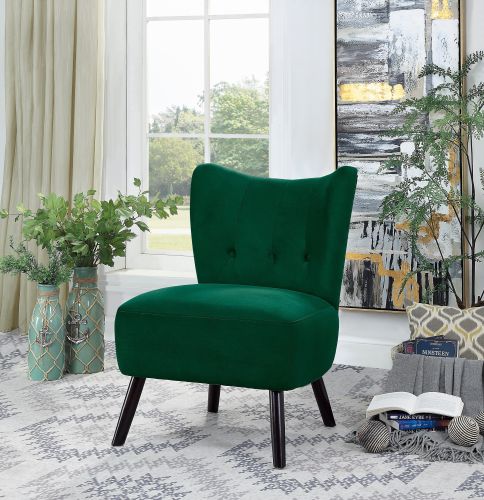 lovemyhomeshop's tweet image. Stylish comfort 🛋️💚
 Green Velvet Accent Chair — button-tufted back, velvet upholstery, foam padded pocket coils, solid wood frame &amp;amp; brown legs. Perfect for living rooms or cozy corners.
🔗 lovemyhomeshop.com/unique-style-g…

#AccentChair #VelvetChair #ModernHomeDecor #GreenVelvet