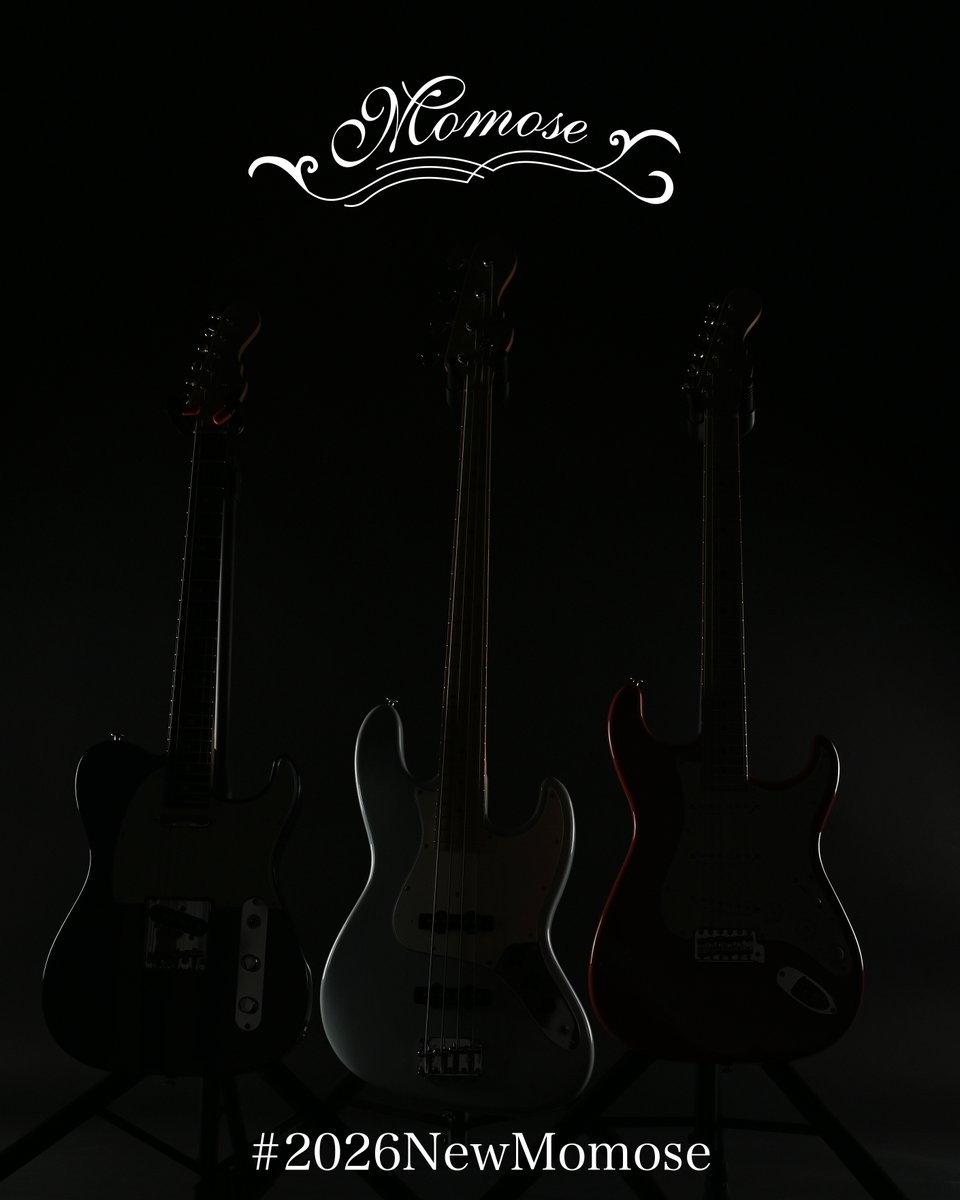 DeviserGuitars's tweet photo. 【Momose製品に関するお知らせ】

生産ひっ迫によるMomoseの新規受注停止から約半年。

この機会に基本仕様を見直し、よりパワーアップした内容で受注再開が出来るように準備を進めて参りました。

2026年初頭、リニューアルしたMomoseをもう少しでお見せできそうです。

ユーザーの皆様、お取引先の皆様、詳細発表までもうしばしお待ちくださいませ。

#2026NewMomose