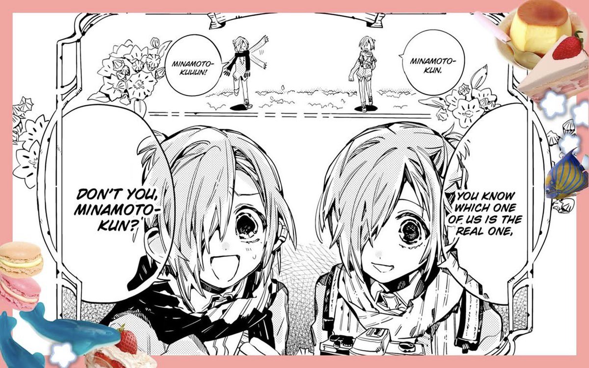 dailymtskquotes's tweet image. “you know which one of us is the real one,”
“dont you, minamoto-kun?”

♡257☆
#mitsukou