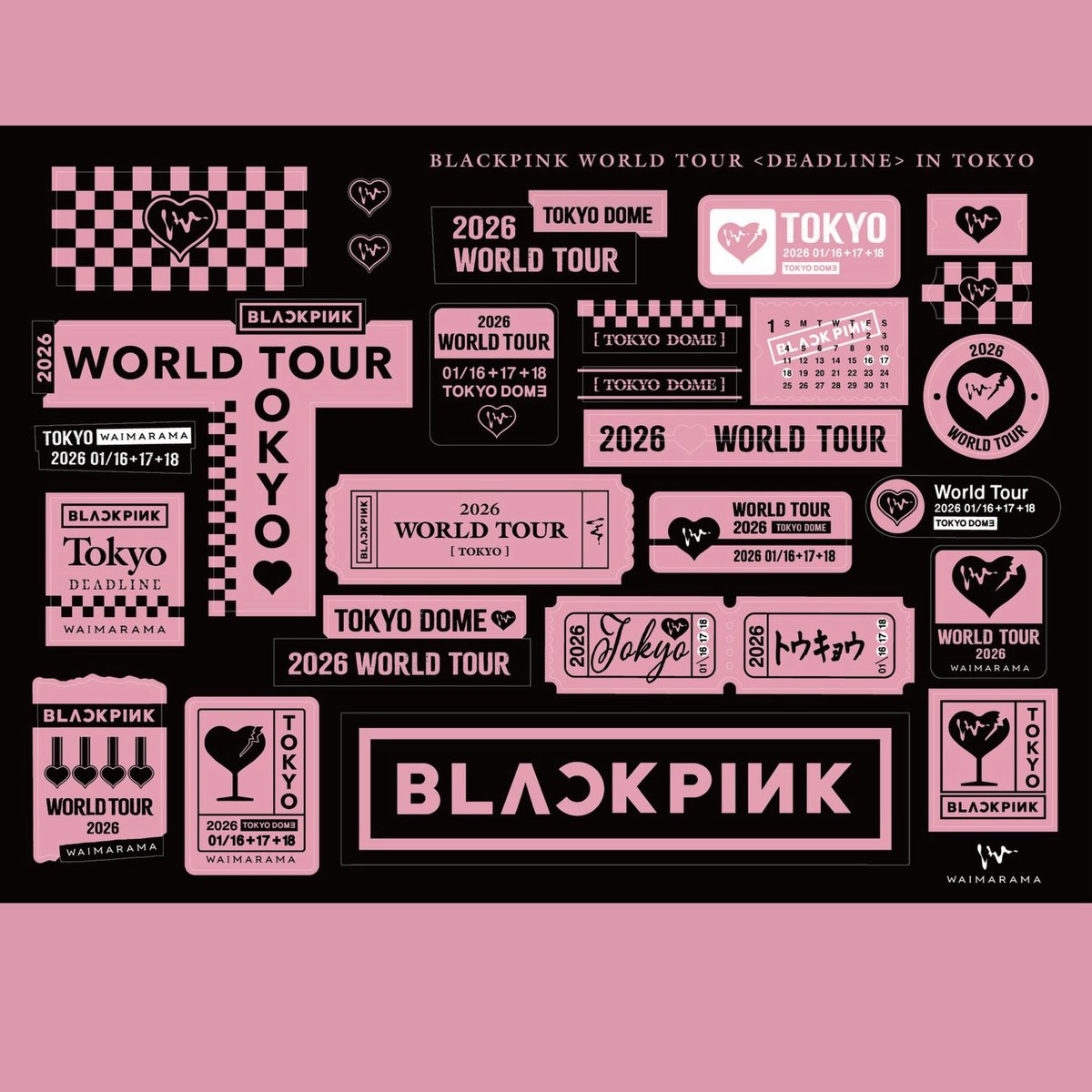 morimotochie's tweet photo. 🩷BLACKPINK🖤
🖤waimarama🩷
ワイマラマジャパンによる
「 BLACKPINK WORLD TOUR<DEADLINE> IN TOKYO 」対象の限定ワインをご購入の方に、
特大オリジナルステッカーシートをプレゼントするキャンペーンをデザインさせていただきました🩷🖤
https://t.co/xdh4Dk3OOm
#waimarama
#blackpink https://t.co/N00f37OPRb