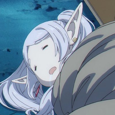 Magic__Baby's tweet image. eu durmo babando assi engual a frieren