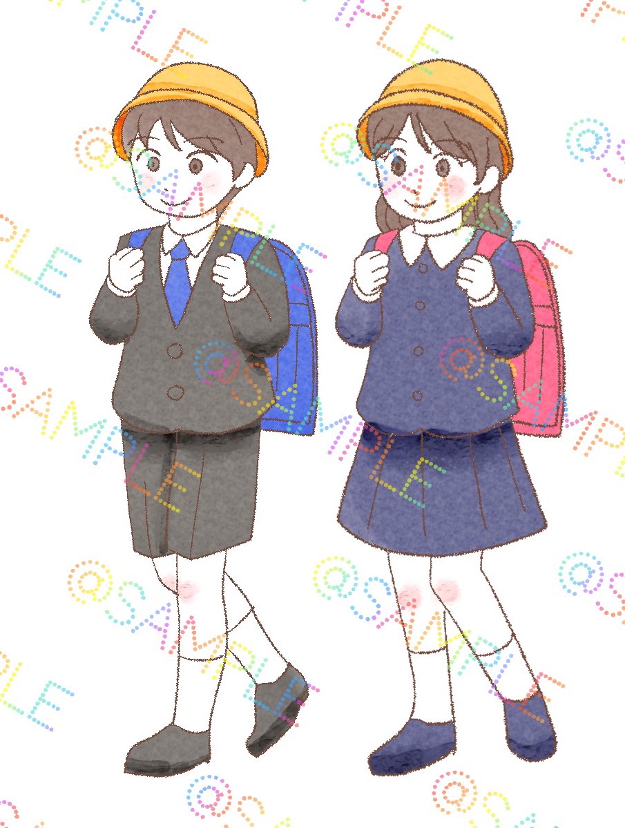 kuromitsu327's tweet photo. 季節先取り、入学式のイラストを描きました！
子どもたちの入学式を思い出すなあ…
#illustration
#illustrator
#イラストレーター
#イラスト
#女性イラスト
#絵描きさんと繋がりたい
#イラストAC https://t.co/246y1rZm7g