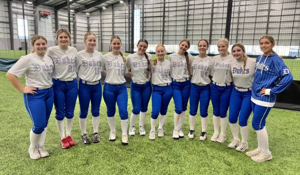 AllieMorris2030's tweet image. The @LadyDukes2011 are one week out from our Winter Blast tournament!

@LineDsoftball @ExtraInningSB @gatorjack72 @PrepSoftball @LindsayFico @mandygardner24 @coach_ashburn @ashlieghmclean @CoachNeubauer_6 

Surround yourself with those on the same mission as you ⬇️ LET'S GO!
