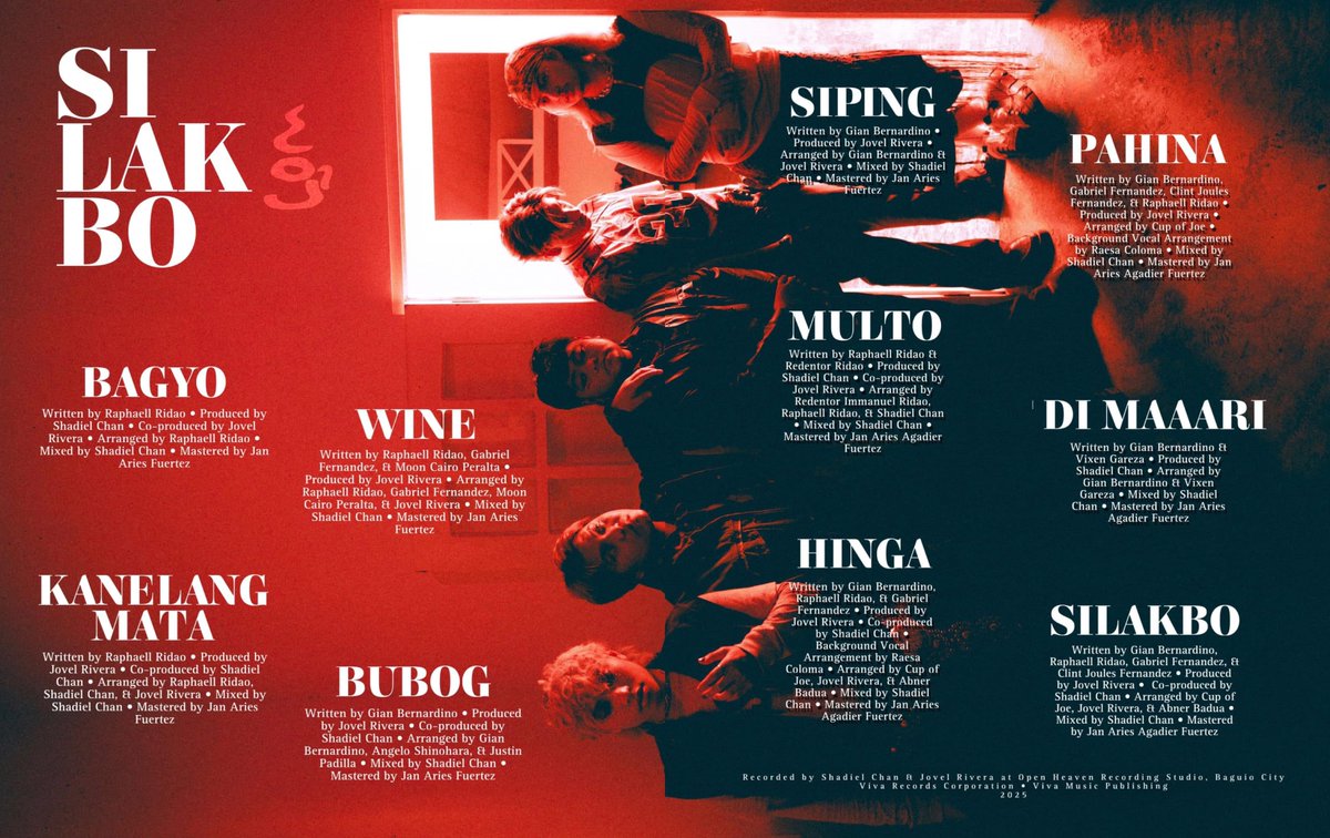 allchartsPH's tweet image. One year ago today, Cup of Joe released their debut album 'Silakbo'. 

It was the #1 most streamed album of 2025 in the Philippines.