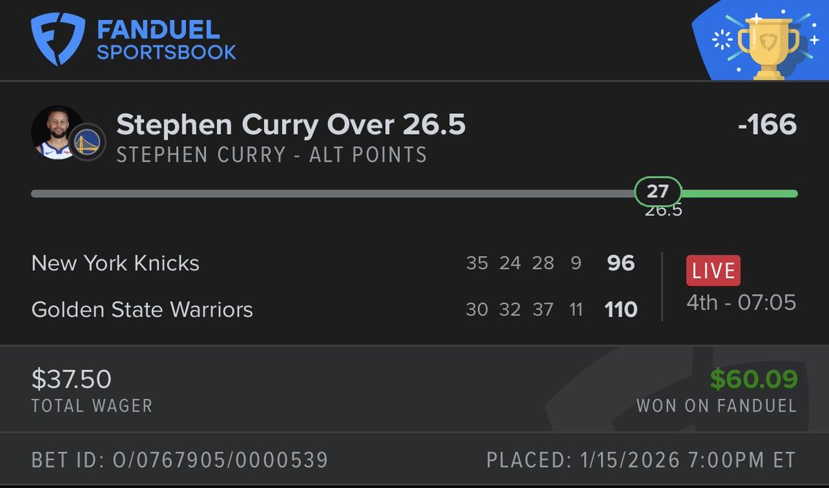 SpongeePicks's tweet photo. Curry Flurry for the win🌊💦 https://t.co/ZPWsog1mZl