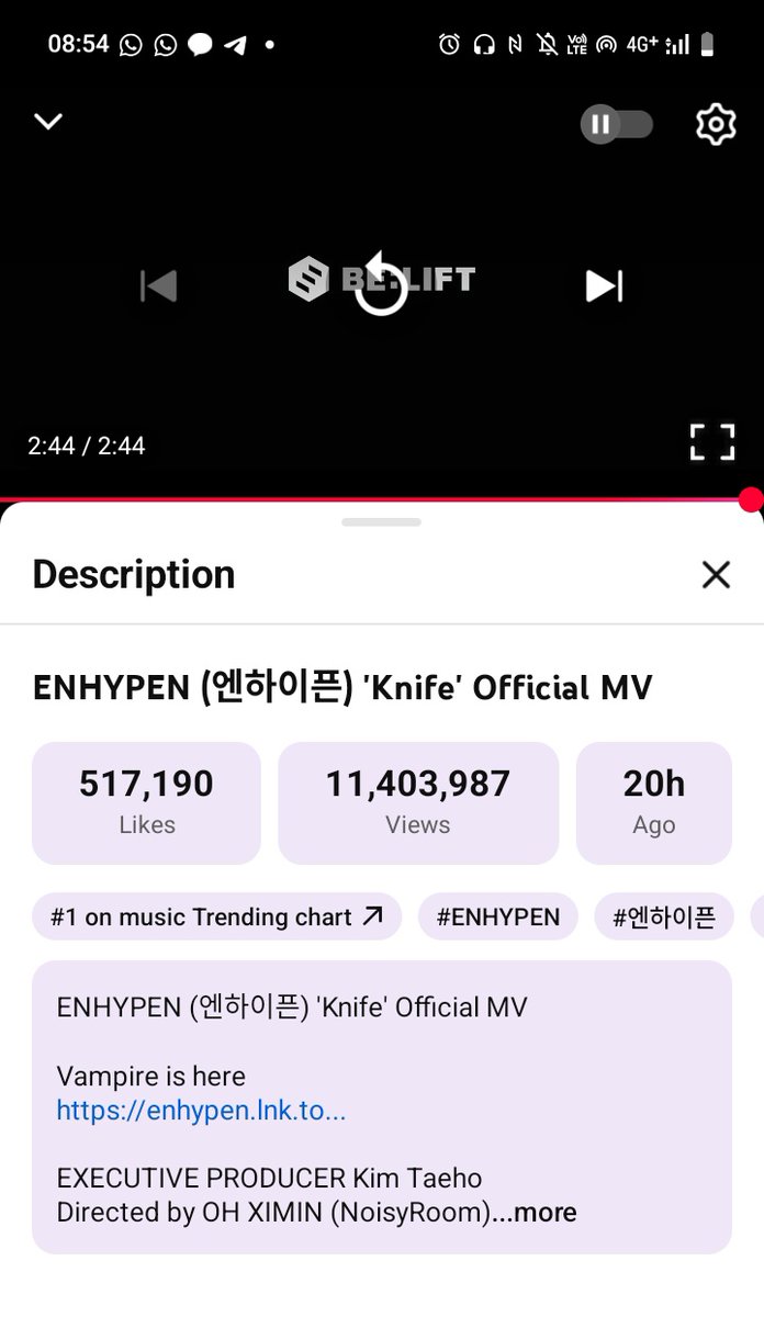ENHYPENVTID's tweet image. YOUTUBE MV -REMINDER🚨

ENGENEs, waktu yang tersisa hanya 3 jam lagi.

Saat ini views masih 11,4M. Target kita 15M views dalam 24 jam sejak MV dirilis.

Let's push harder till the end!🔥

📌Search MV manual, dilarang loop dan jangan lupa like + komen ya🤗

#ENHYPEN