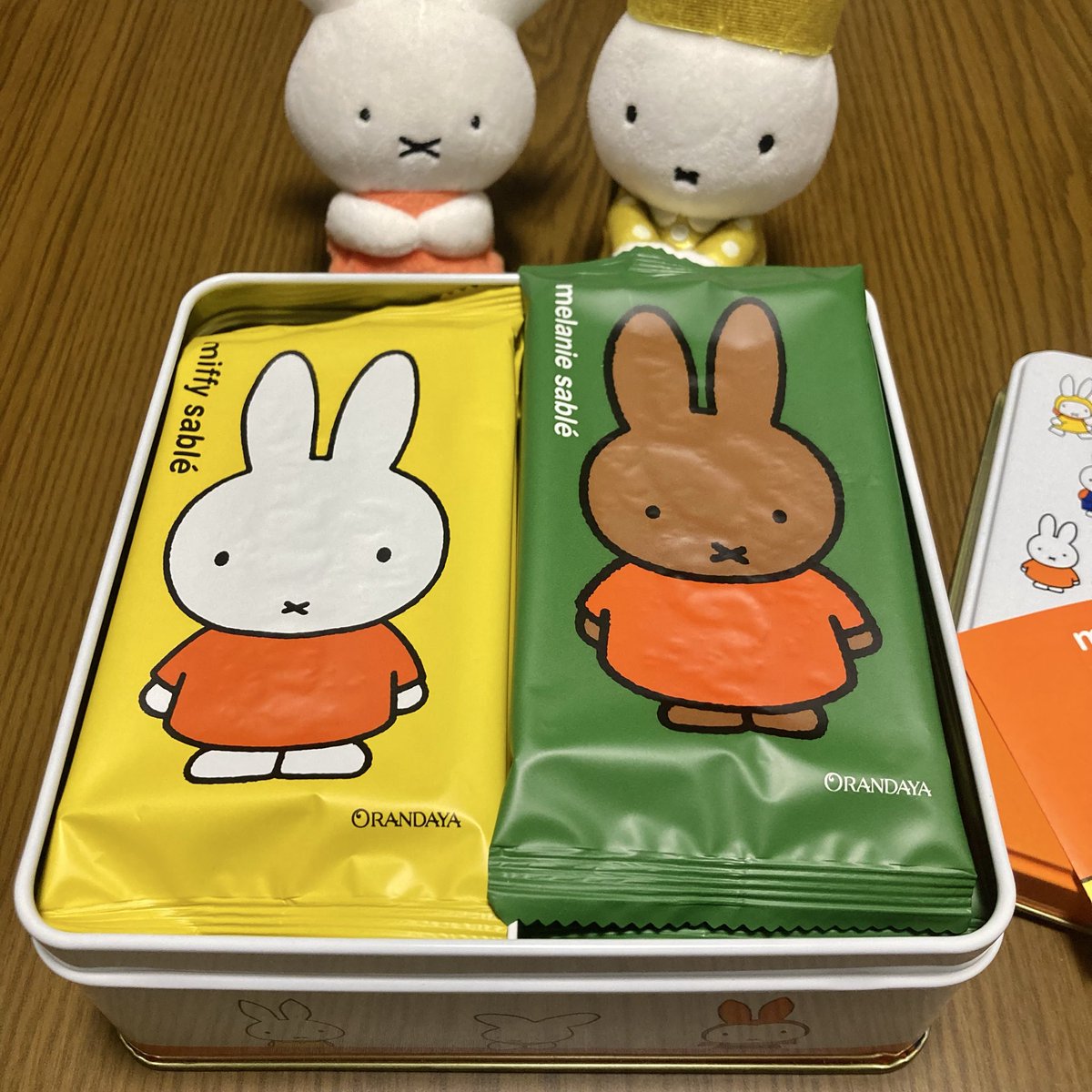 70周年記念缶だ！で初めて買ってみたミッフィーちゃんとメラニーちゃん
