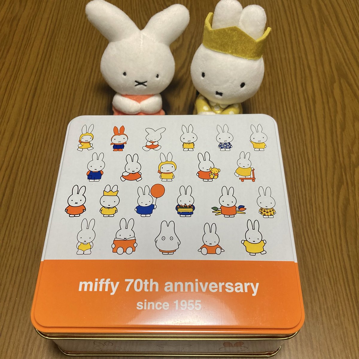 70周年記念缶だ!で初めて買ってみたミッフィーちゃんとメラニーちゃん 70周年記念缶だ!で初めて買ってみたミッフィーちゃんとメラニーちゃん