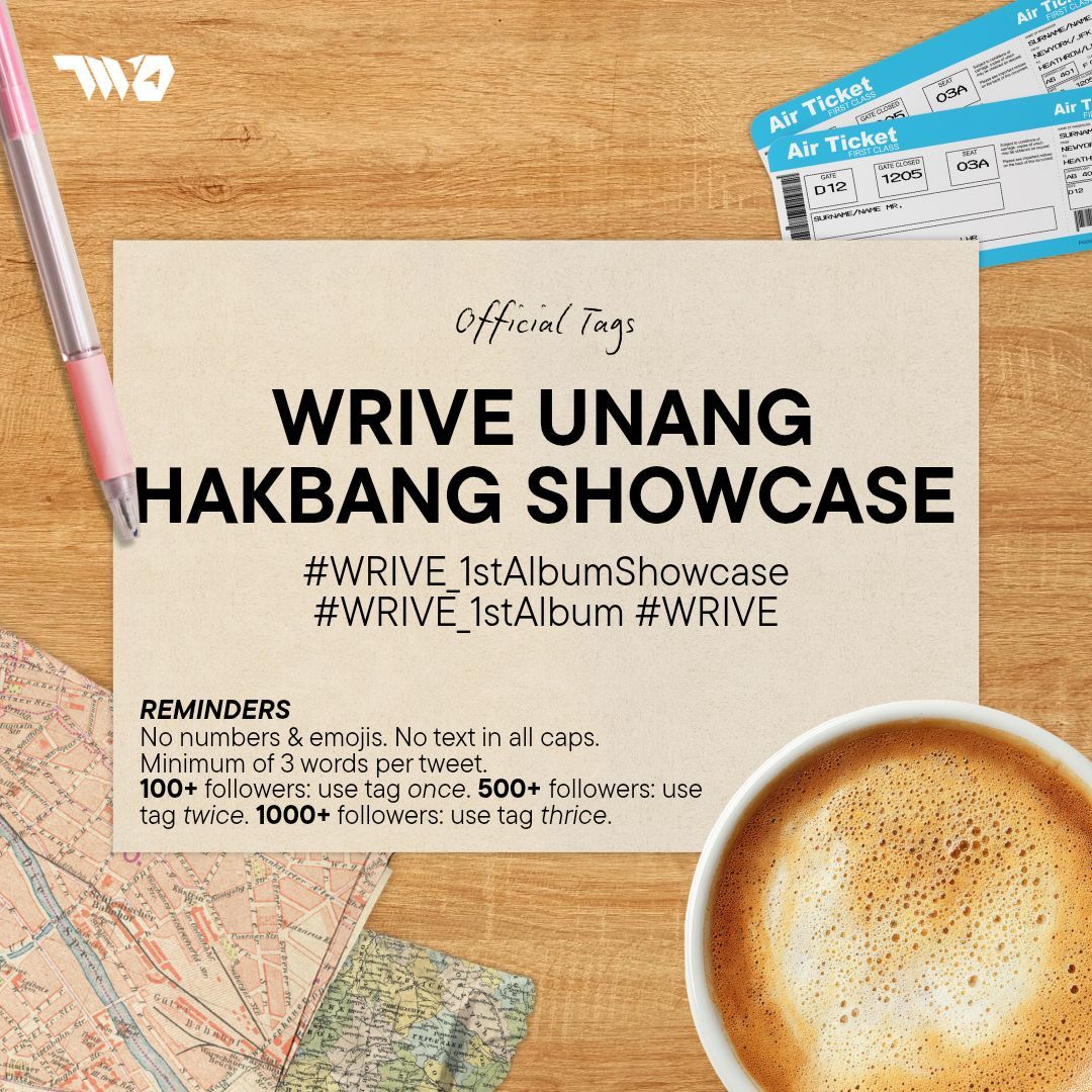 THE BIG DAY HAS FINALLY ARRIVED!

Witness WRIVE take their first steps towards bigger dreams at UNANG HAKBANG: The 1st Album Showcase. Good luck, and congratulations <a href="/wriveph/">WRIVE PH</a>! 🩵🛫

WRIVE UNANG HAKBANG SHOWCASE
#WRIVE_1stAlbumShowcase
#WRIVE_1stAlbum #WRIVE