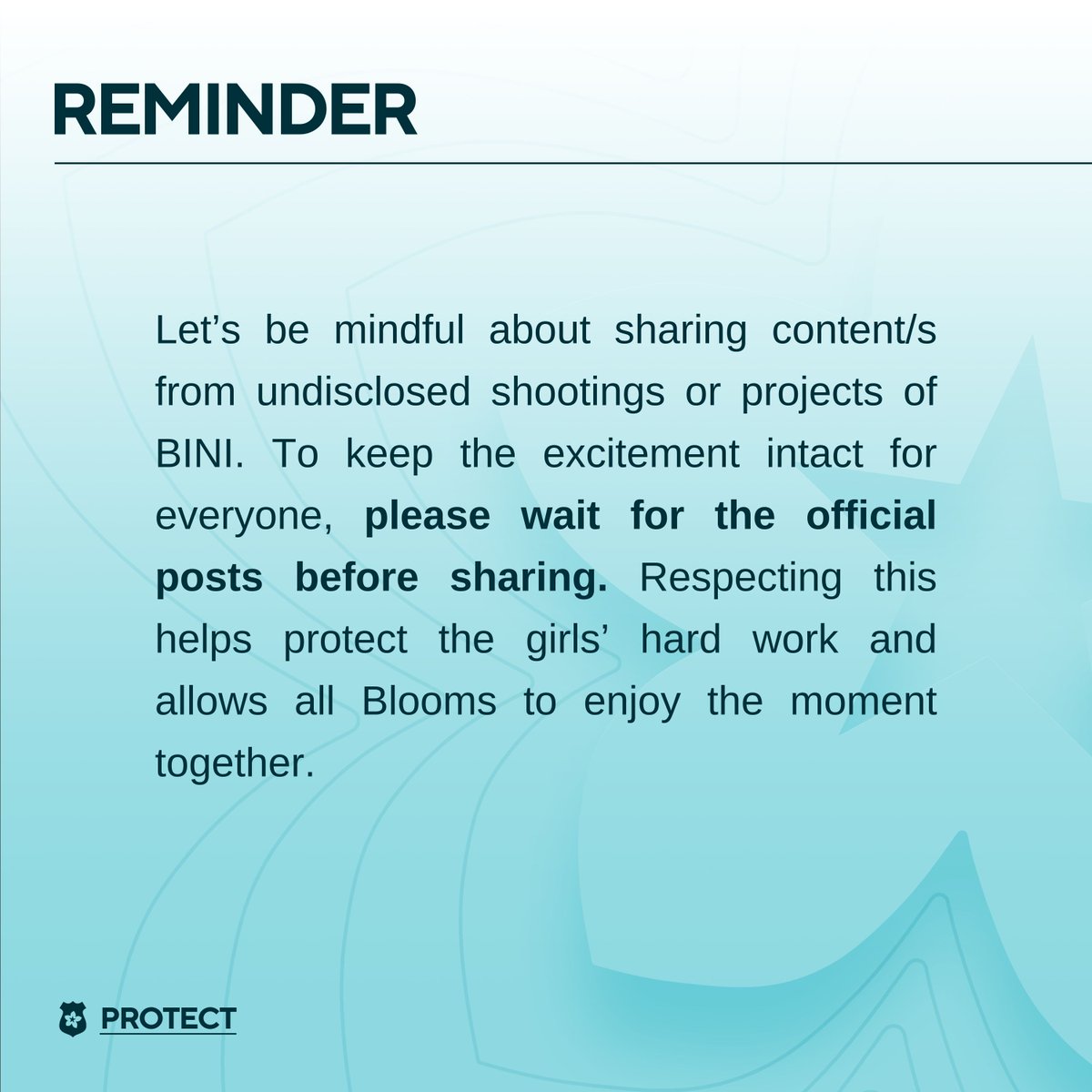 BINI PROTECT TEAM tweet media