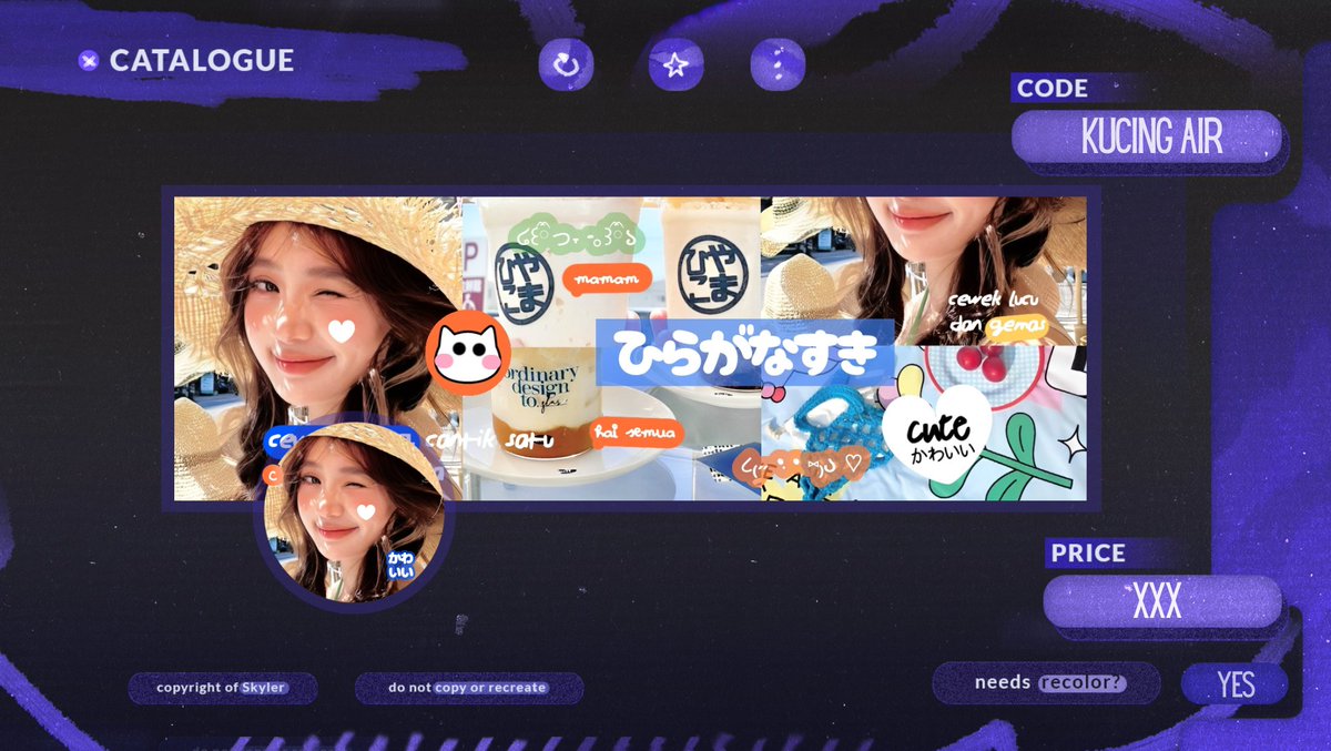 caxpture's tweet image. Help repost? Thank you!

Hai, dalam rangka mau revisi branding, aku mau sale semua katalog dan template layout ku. Boleh cek ALT yaa untuk detail! Harganya miring karena beberapa used! Dapet tutor dan free filter buatan aku juga yaah!

#zonauang #zonaba #zonabu