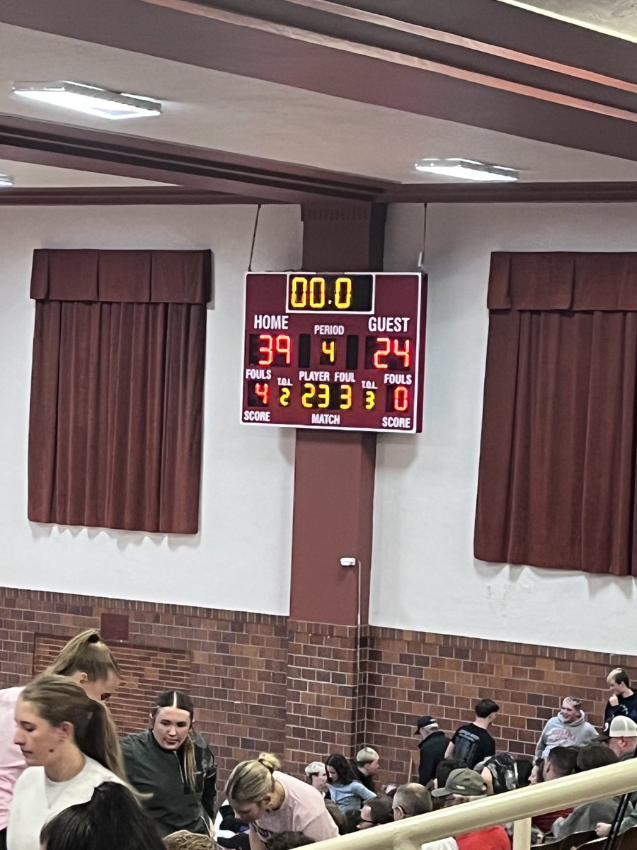 The Lady Cats win the B division of the MUDECAS Tournament defeating Pawnee City. #EMFbobcats