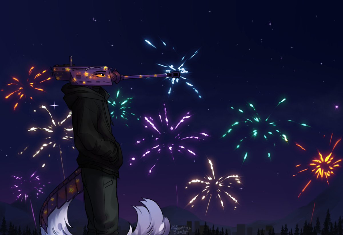 MidnightFrontr's tweet photo. I forgot to post my new years art lmao
happy very late new year
#tankmorph https://t.co/A0MTlWZMd8