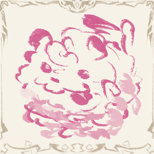 Kaoskiam's tweet image. Swirlix Line #pokemonfanart