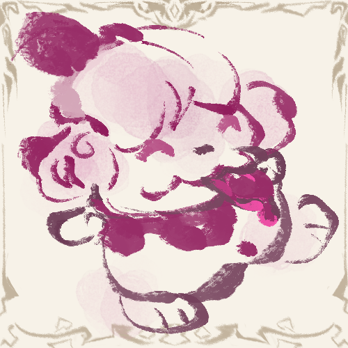 Kaoskiam's tweet image. Swirlix Line #pokemonfanart