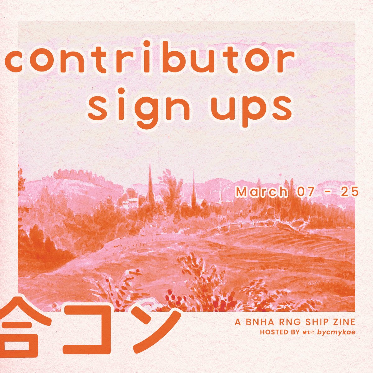 bycmykae's tweet photo. 🥘 It's Date Night~ 

Sign up to participate in 合コン —a boku no hero rng ship zine. Let's see who's falling in love 💕

Apps: https://t.co/HkdKsAUyM1
📆  Mar 25, 9PM CT
FAQ: https://t.co/dYLN3PWxb8 https://t.co/qKf46wxdAV