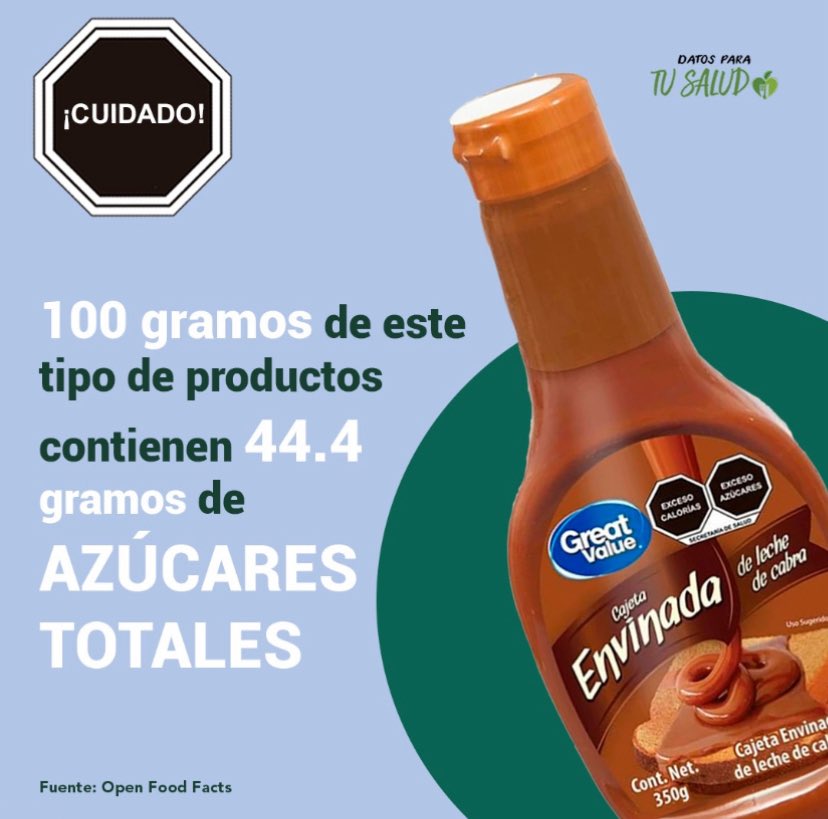 ¿Sabías que el máximo de azúcar que puede consumir una persona sana es de 25 gramos al día?
#DatosParaTuSalud