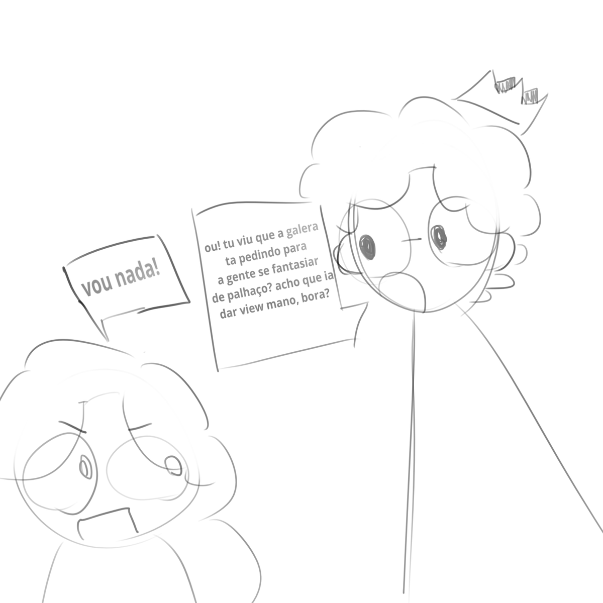 RH_editor's tweet image. para comemorar o não dia do palhaço, eu e a nifeer nos vestimos a caráter, e aí, qual seu paiaço favorito?