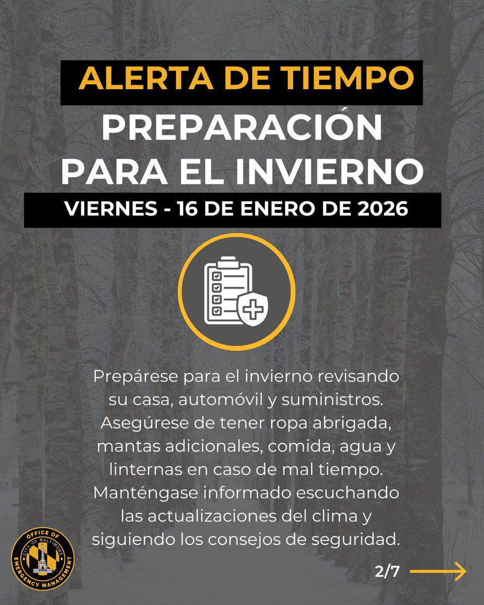 Baltimore City OEM tweet media