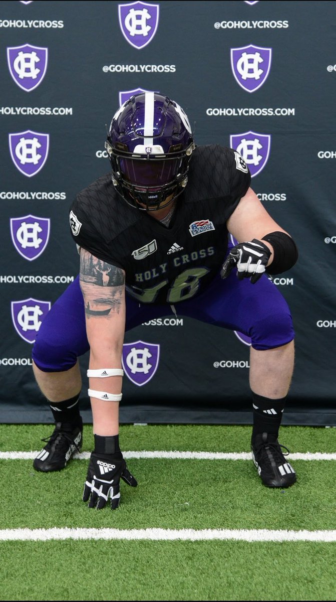 Excited to announce my commitment to <a href="/HCrossFB/">Holy Cross Football</a> <a href="/CoachDanCurran/">Dan Curran</a>