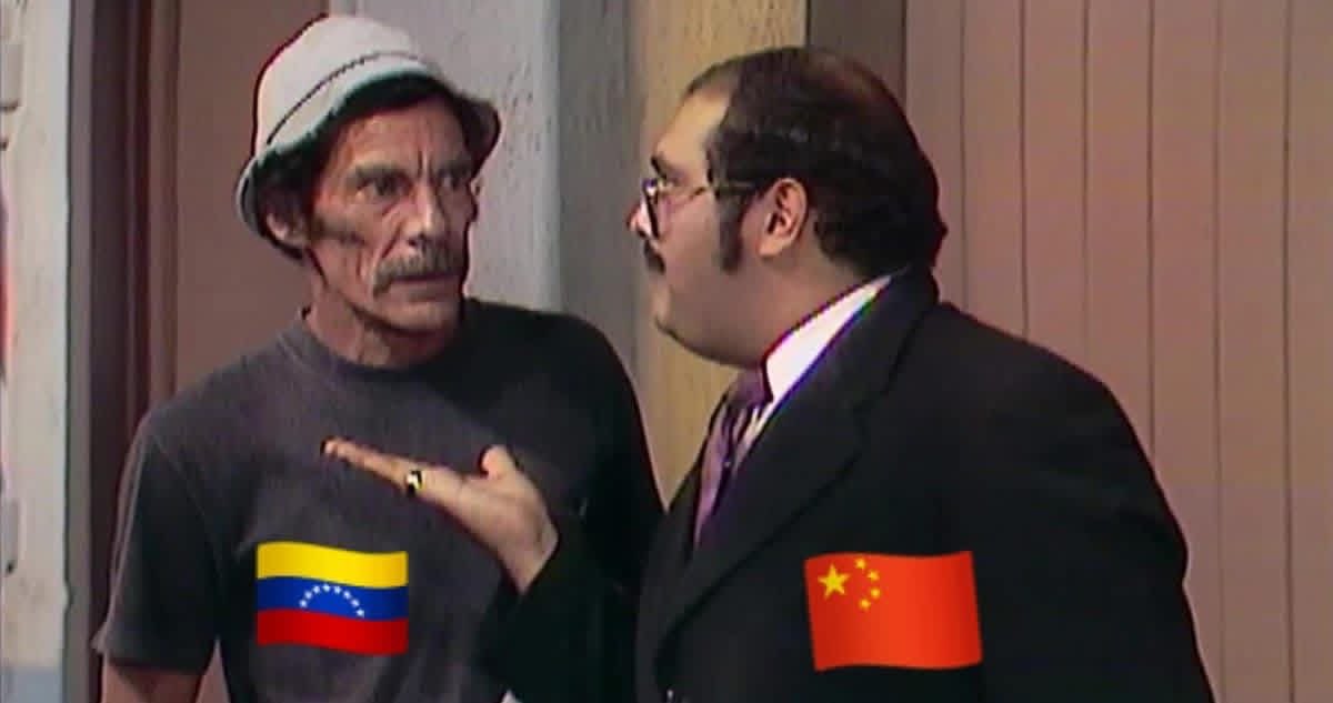 carlitosdm66's tweet image. Yo creía que chinos estaban en Venezuela por amor.