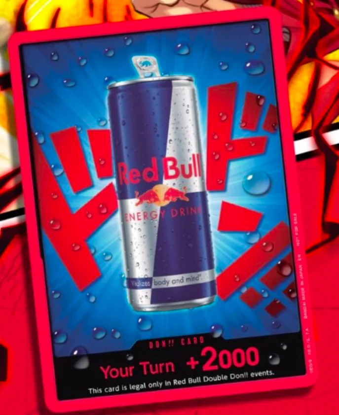 【即日発送】 レッドブル RedBull ドンカード 1枚　ワンピースカード 🔴レッドブル×ワンピース👑 レッドブルDONカード🔥