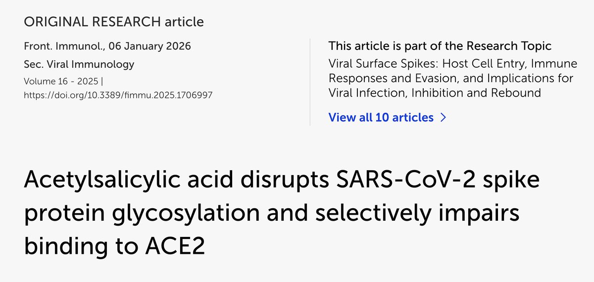 HansMahncke's tweet image. Recall that Covid was so deadly because the Wuhan lab inserted a furin cleavage site into a coronavirus, creating the perfect key to unlock human lung cells. Amazingly, it now turns out that aspirin bends the key so it no longer works. Why did it take 6 years to figure that out?