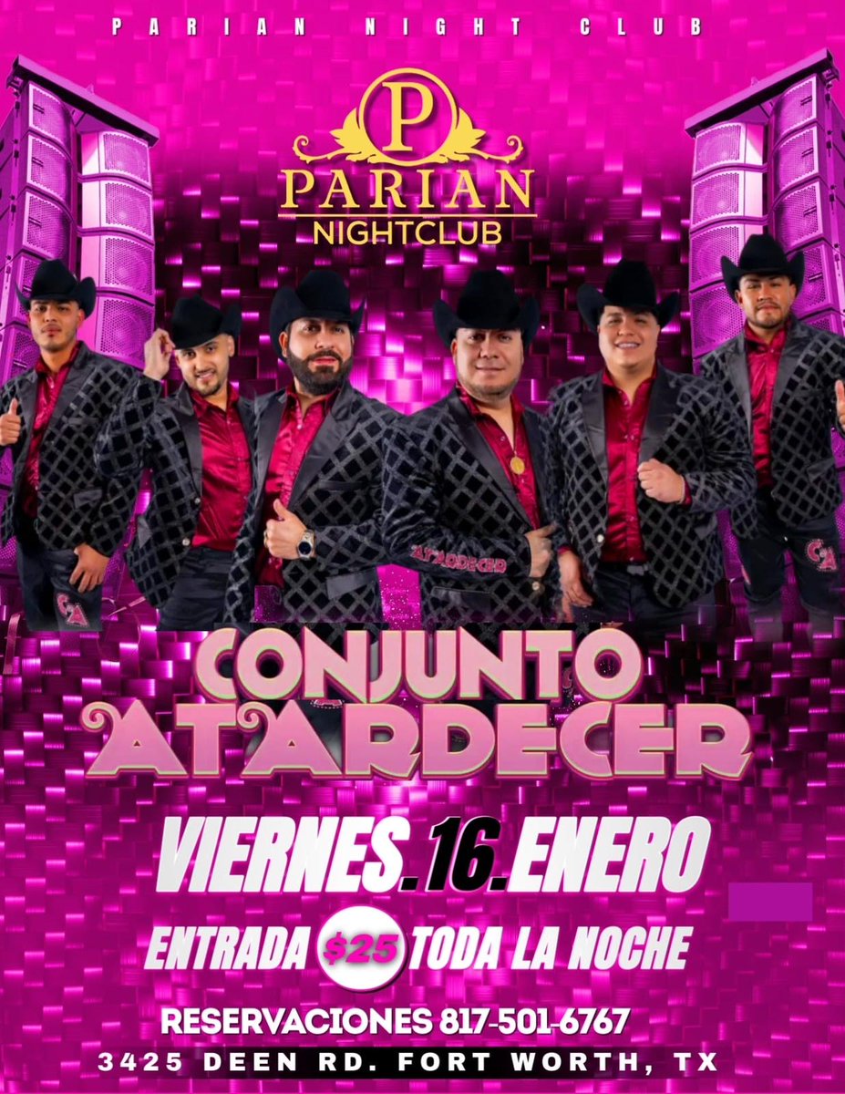 Hoy en El Parian de Ft Wort Tx Fuga...
