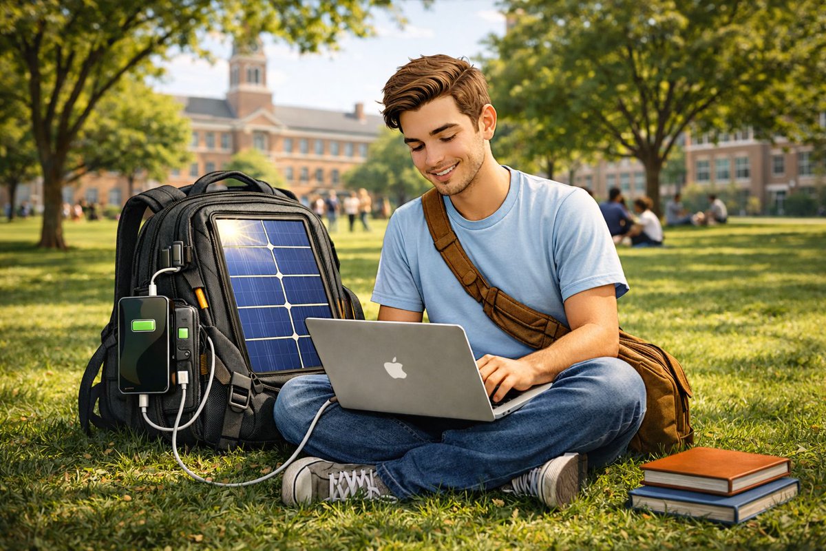 Solar_gogear's tweet image. Perfect for students and daily life 🎓
Solar backpacks offer convenient charging for long days on campus or on the go.

👉 solargogear.com/solar-backpack…

#StudentLife #SmartBackpack #SolarGadgets #DailyEssentials #PortableEnergy