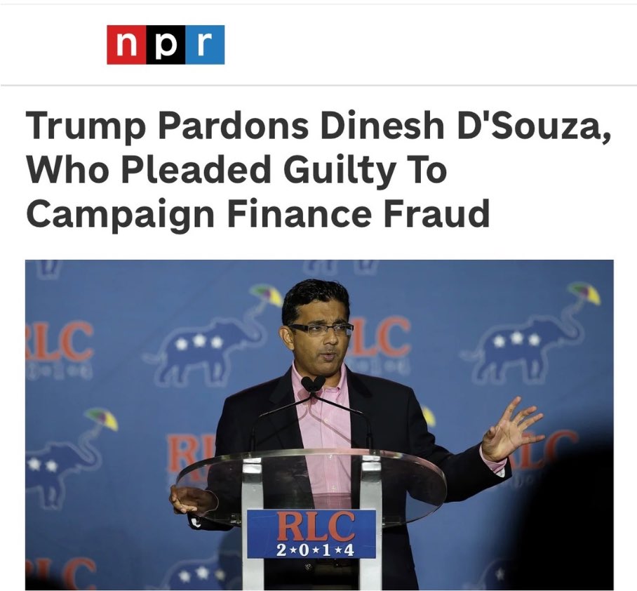 GovPressOffice's tweet image. Commit fraud. Get protected by Trump.