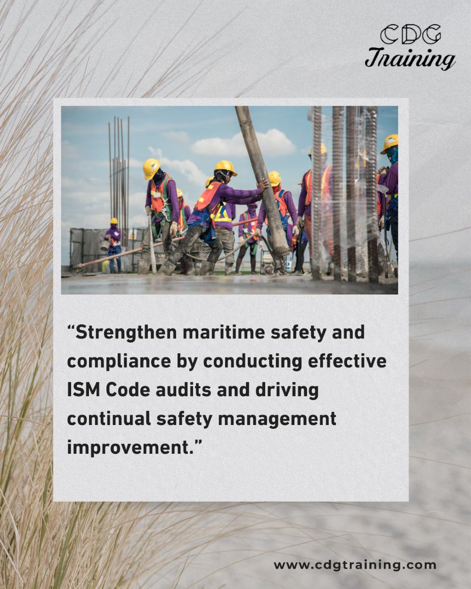 cdgtrainings's tweet image. For deeper, structured guidance, explore the ISM Code Internal Audit and Compliance Expert course.

Learn more: cdgtraining.com/courses/ISM-In…

#ismcode #internalaudit #safetycompliance #maritimetraining #sms #auditready #continuousimprovement #shippingstandards