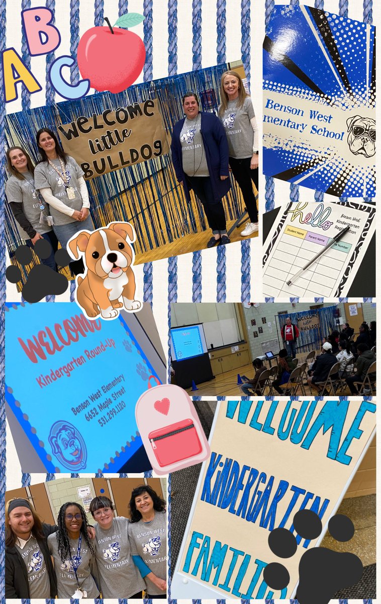 So EXCITED 😆 to welcome our youngest Bulldogs to <a href="/OmahaPubSchool/">Omaha Public Schools</a> Kindergarten Registration!! #letslearn #Kindergarten #opsproud 📚✏️✏️📚