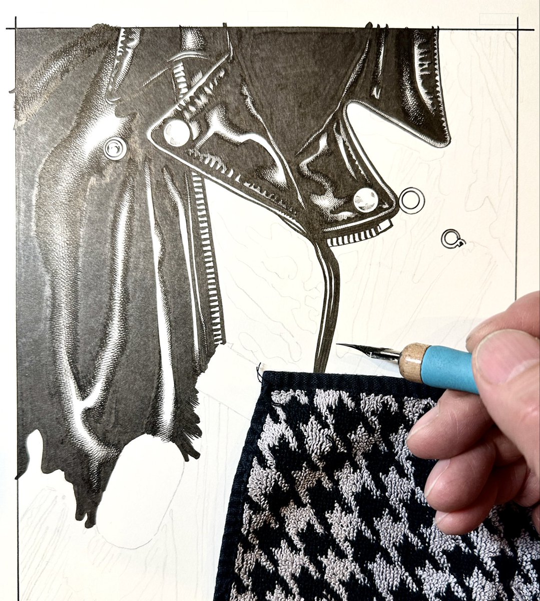 あー…面倒くさいの
描きはじめちゃった( ；∀；)
後戻りできねぇ