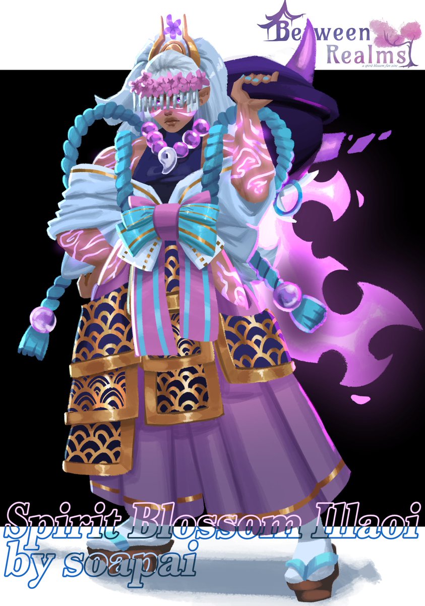 soap_ai's tweet image. I had the honour of doing a Spirit Blossom Illaoi for @SkinematicVerse thank you for having me! #BetweenRealmsArtist