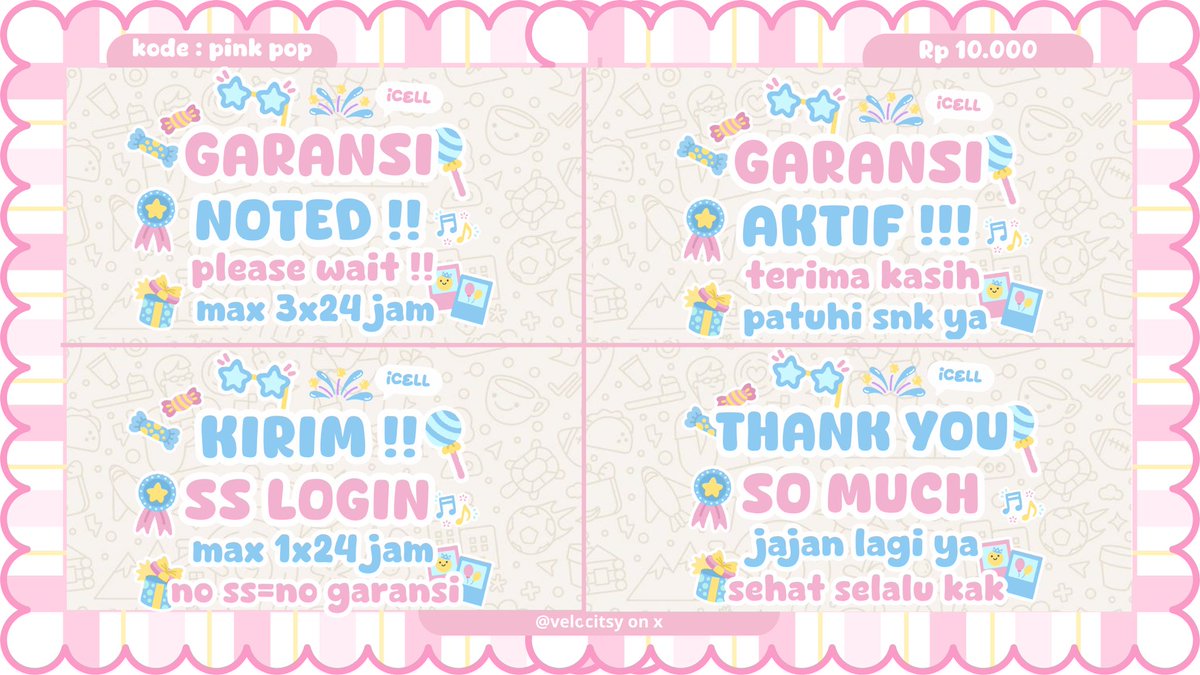 velocitsy's tweet image. help rt please? thank you so much ♡

🥦💭 ⊹hai-o ! icel balik lagi membawa empat sticker pack ready stock dengan harga tertera di pic ^_^  bisa kamu jemput lewat wa ini yaa s.id/rH0r4  🍎 don’t forget to checkie 🅰️lt 🛝🍭

t. #zonauang