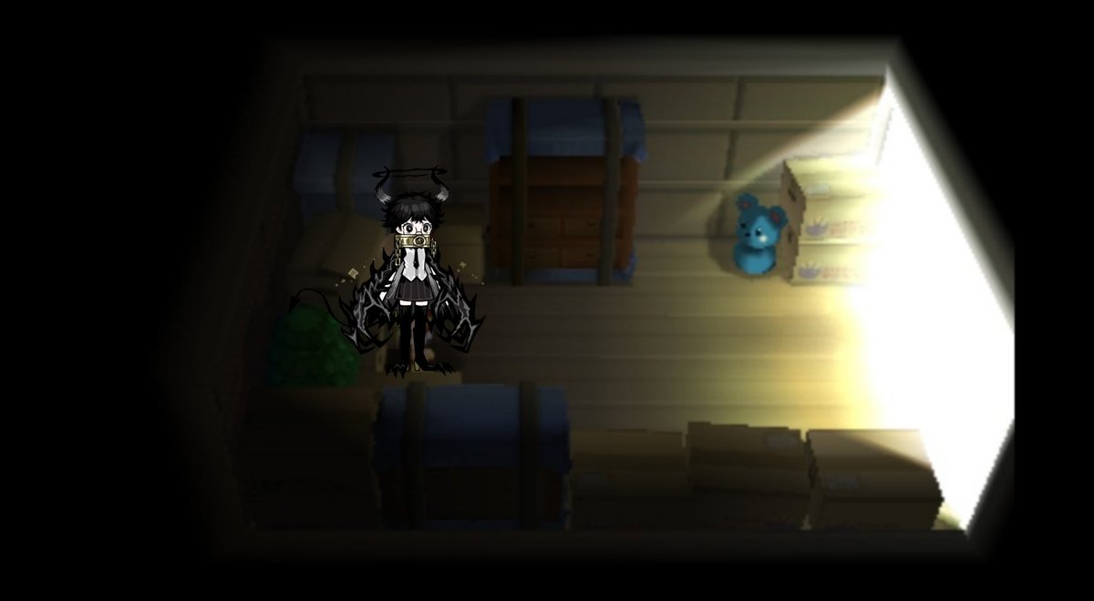 ShackledProxy's tweet image. Ugh... Huh? W-where am I?
I remember... fighting b-big sis Yoshihide. I remember being cut down by her sword... It hurt as first but then suddenly I didn't feel anything and... w-woke up here.