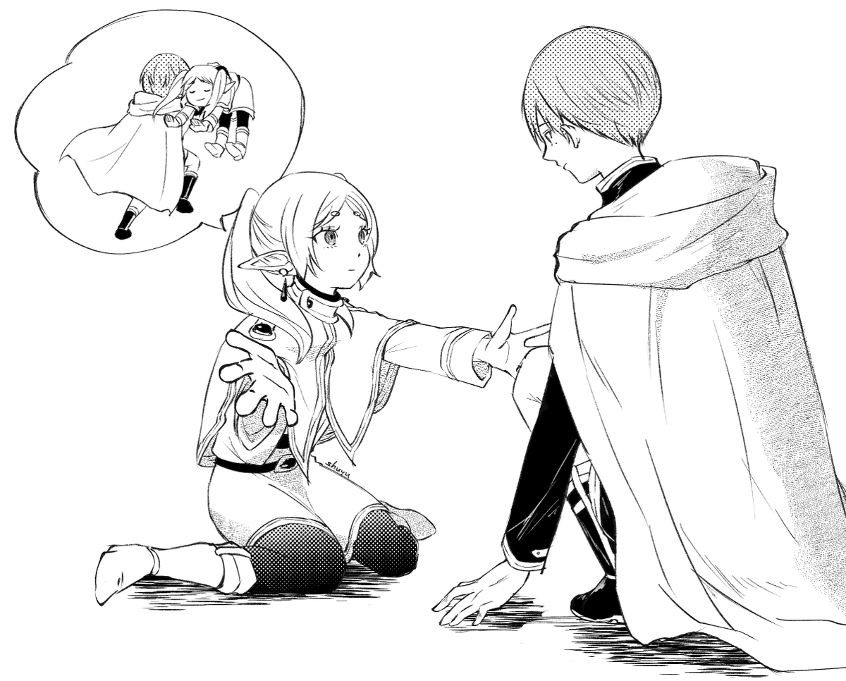 toshuyu's tweet photo. こんなこともきっとあるだろう
#フリーレンFA #frierenfanart https://t.co/EZc46ayyIs