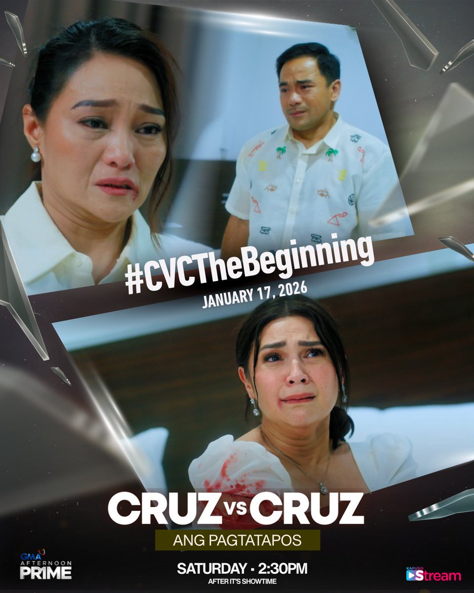 GMADrama's tweet image. Paano magtatapos ang kanilang kuwento?

Official hashtag: #TheBeginning
#CruzVsCruz | ANG PAGTATAPOS | 2:30 PM