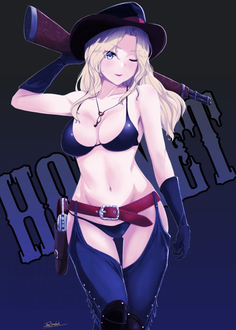 昔こういうビキニ系も良いかなと思って描いたやつ 